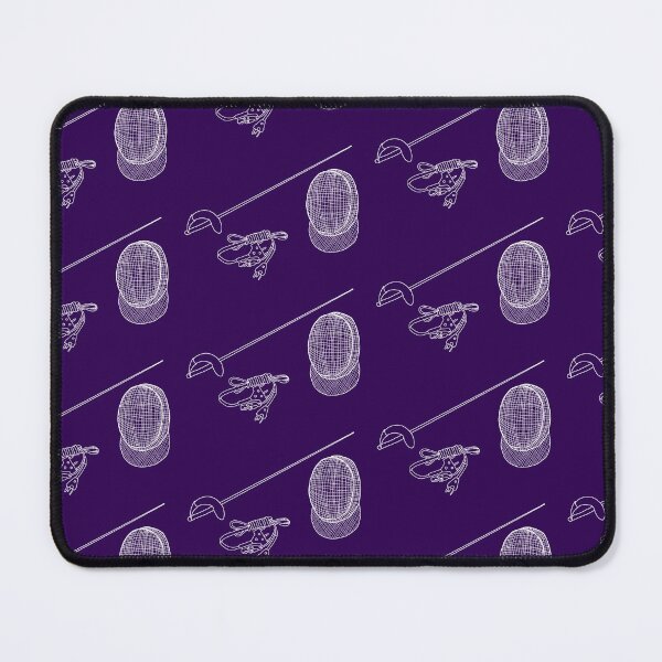 Item preview, Sabre Fencing Pattern Indigo designed and sold by Kat Iti.