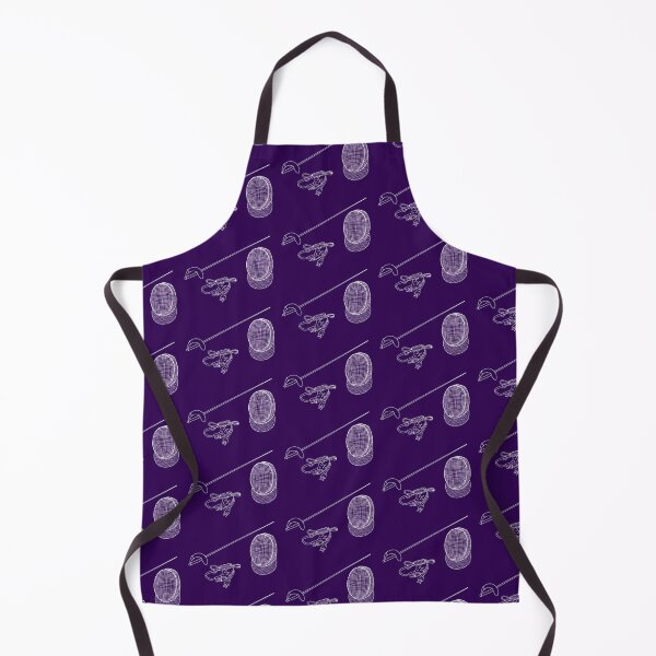 Item preview, Sabre Fencing Pattern Indigo designed and sold by Kat Iti.
