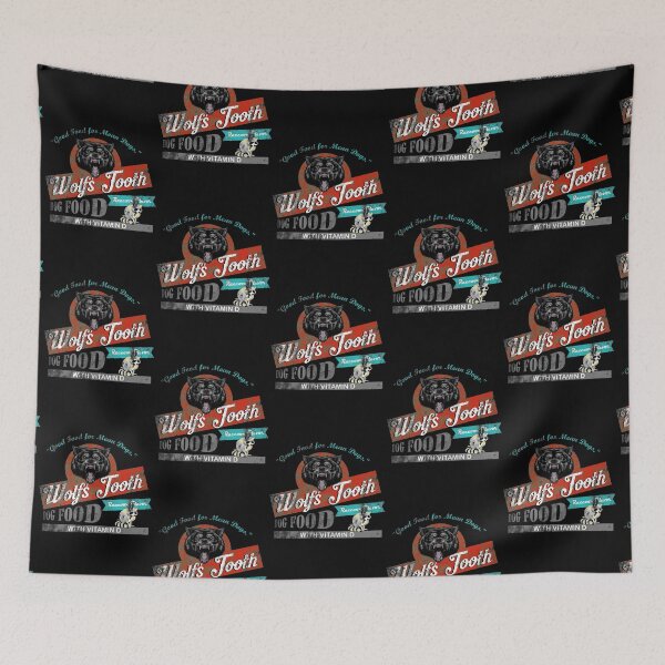 Item preview, Wolf & x27; s Tooth Dog Food, Distressed T-Shirts O-Neck designed and sold by AutumnKuhic.