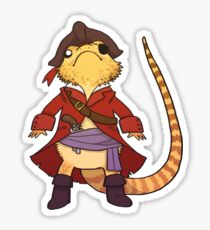 Not a wizard; Pirate Charles! Sticker