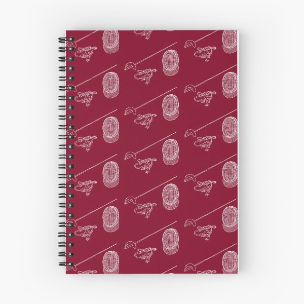 Item preview, Sabre Fencing Pattern Burgundy designed and sold by Kat Iti.