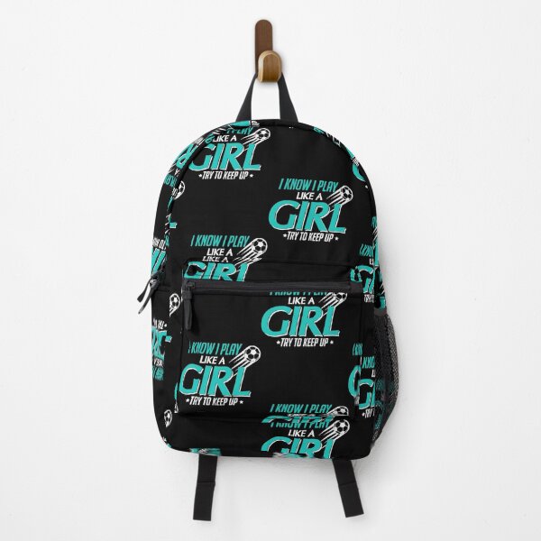 Item preview, I Know I Play Like a Girl, Try To Keep Up Soccer  designed and sold by Mcclour.