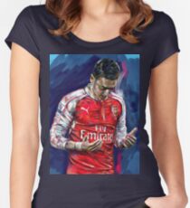 Mesut Ozil - the Ozil touch Women's Fitted Scoop T-Shirt