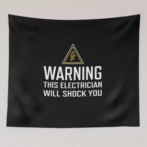 Item preview, Warning This Electrician Will Shock You designed and sold by edwinvisuals.