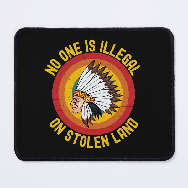 Item preview, Immigrant, No One Is Illegal On Stolen Land Fitted Scoop designed and sold by AutumnKuhic.
