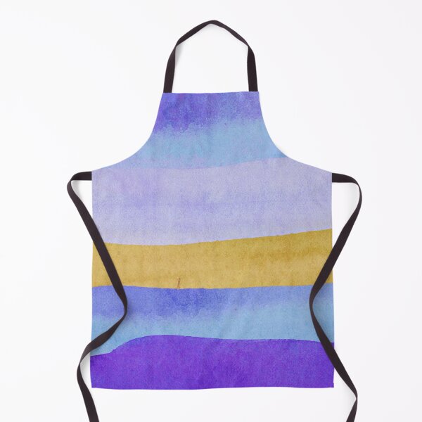 Item preview, Violet and yellow watercolor streaking designed and sold by romanideco.