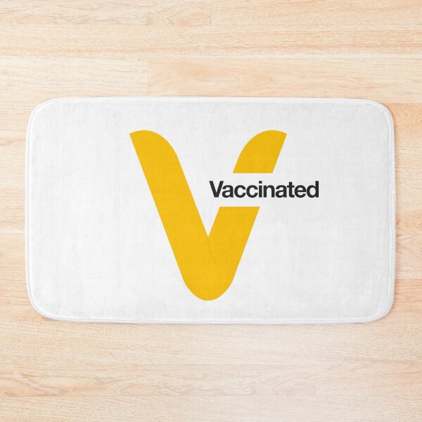 Item preview, Letter V - Vaccinated (Fast Food Restaurant Parody) - Black Text designed and sold by AMGraphicStudio.