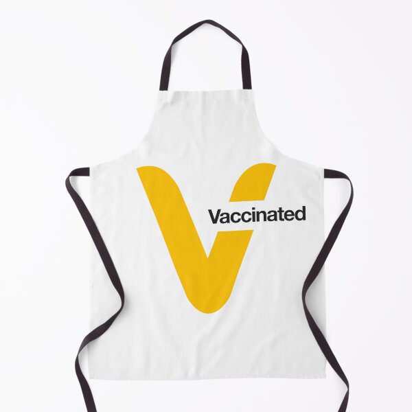Item preview, Letter V - Vaccinated (Fast Food Restaurant Parody) - Black Text designed and sold by AMGraphicStudio.