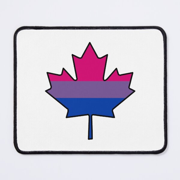 Item preview, Maple Leaf Bi Pride! designed and sold by Sun Dog Montana.