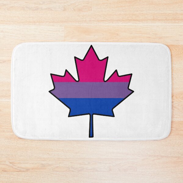 Item preview, Maple Leaf Bi Pride! designed and sold by Sun Dog Montana.