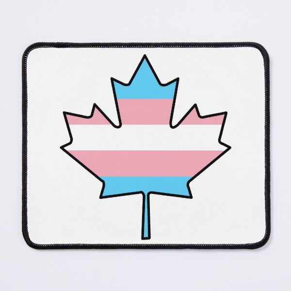 Item preview, Maple Leaf Trans Pride! designed and sold by Sun Dog Montana.