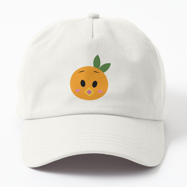 Orange Bird Emoticon Dad Hat