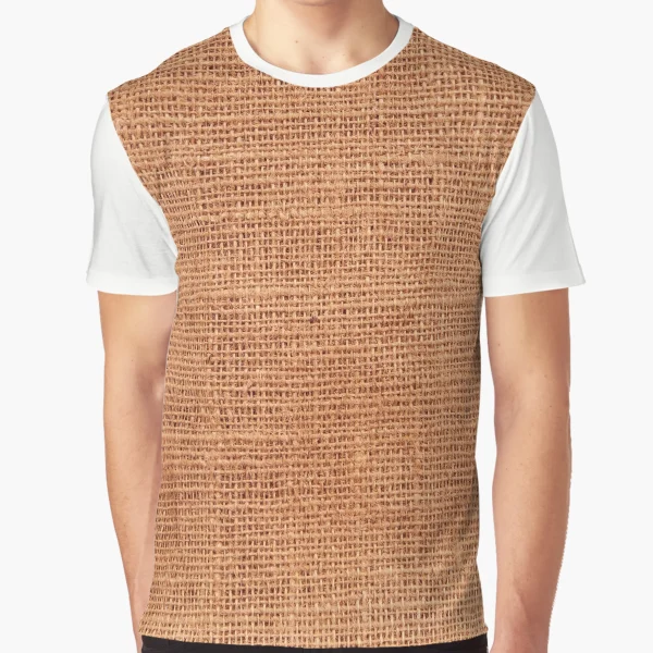 Burlap Texture Background #1 Long Sleeve T-Shirt by Brandon