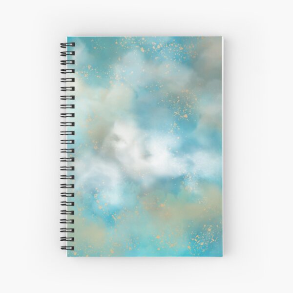 Blue and white color Spiral Notebook