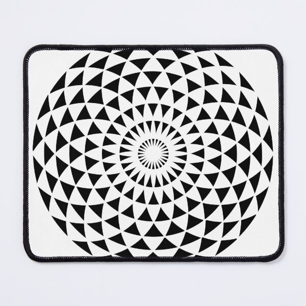 Item preview, Mandala Torus Black White designed and sold by Tsveti Dinkova.