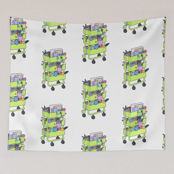 Item preview, Green Craft Cart designed and sold by mintiiluna.