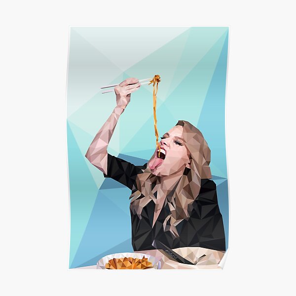 Kate McKinnon lowpoly Póster