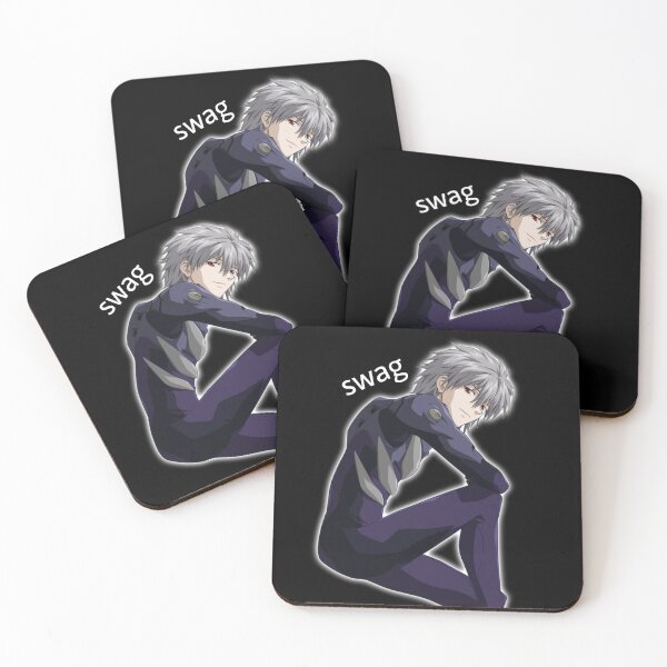 Item preview, swag kaworu (white text) designed and sold by araneaserket.