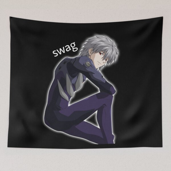 Item preview, swag kaworu (white text) designed and sold by araneaserket.