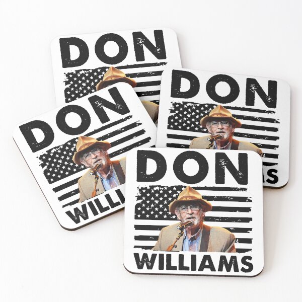 Item preview, Don Williams Country Artist Pays Tribute The Hit Ballad Retro American Flag  Music Gift Cute Gift designed and sold by DonWilliamsBrow.
