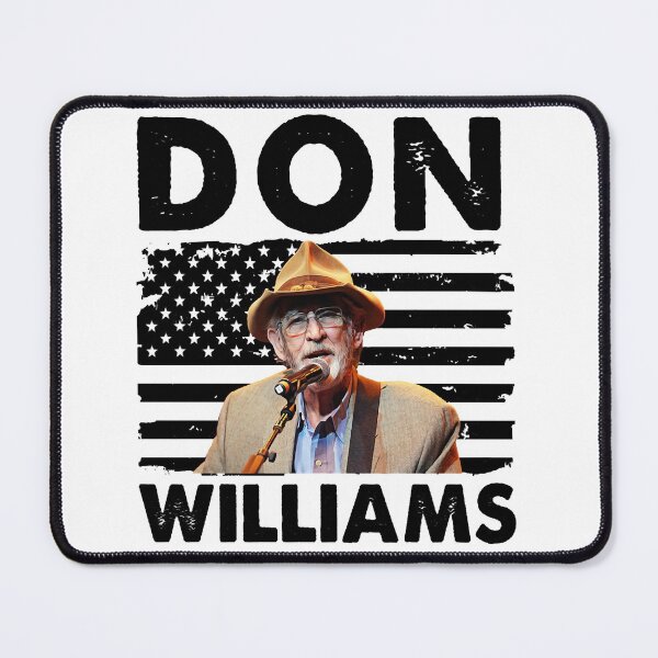 Item preview, Don Williams Country Artist Pays Tribute The Hit Ballad Retro American Flag Music Gift Cute Gift designed and sold by DonWilliamsBrow.