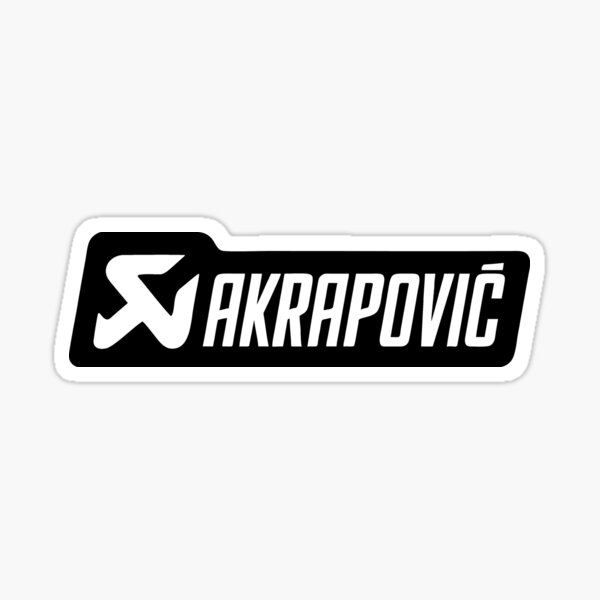 Stickers Vinyl Decals AKRAPOVIC Akrapovic Exhaust 2604-0419 