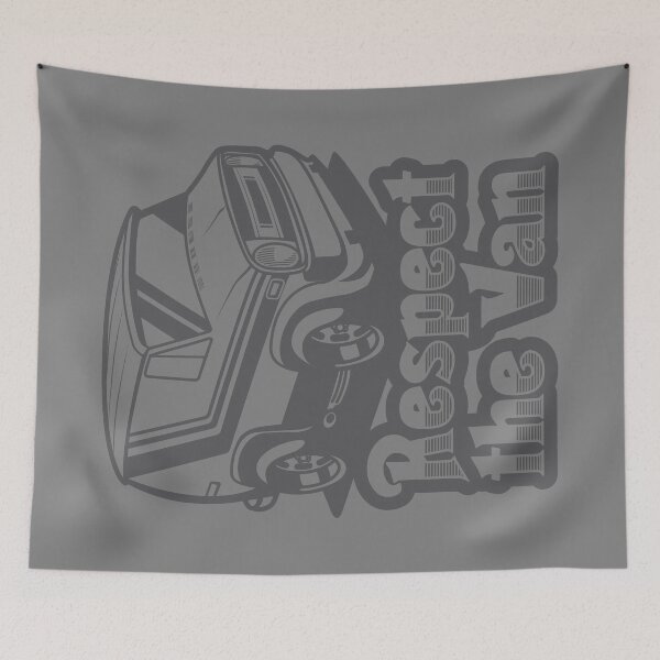 Item preview, Respect The Van (Ghost) - Gray designed and sold by Justin Ellis.