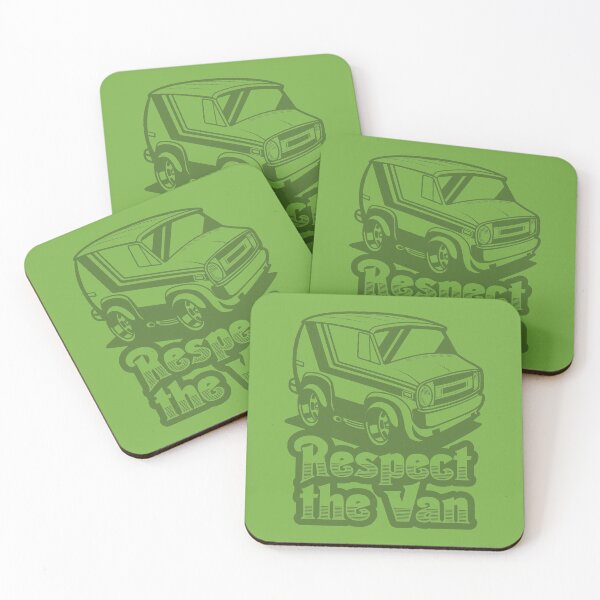 Item preview, Respect The Van (Ghost) - Green designed and sold by Justin Ellis.
