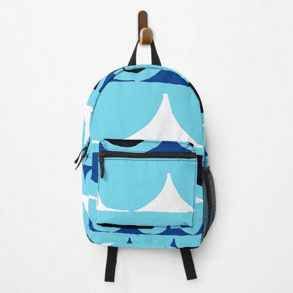 Item preview, Mid-Century Modern Blue And Aqua Seaside Geometric Pattern designed and sold by DEC02.