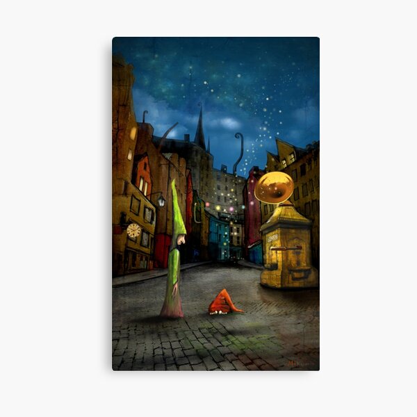 Item preview, 'Silent Street' designed and sold by Matylda Konecka Illustrations.
