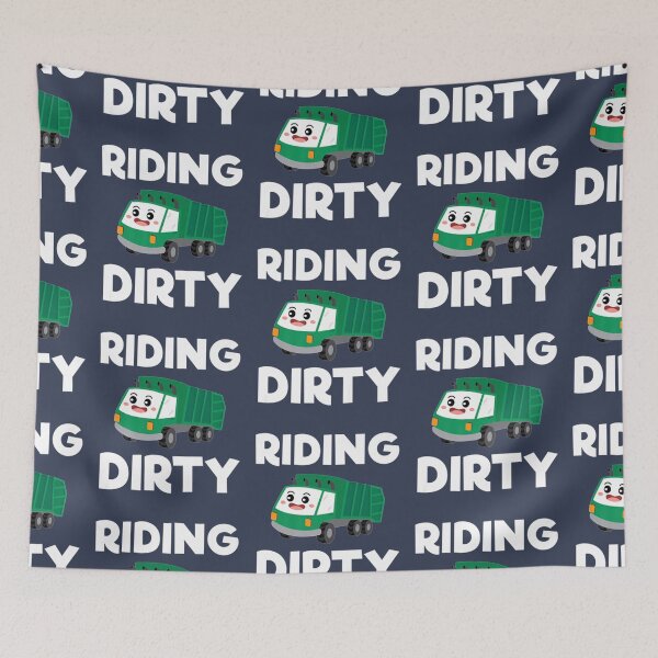Item preview, Riding Dirty Garbage Trash Truck  designed and sold by Joegreenworld.