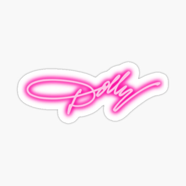 Dolly Parton Signature Sticker