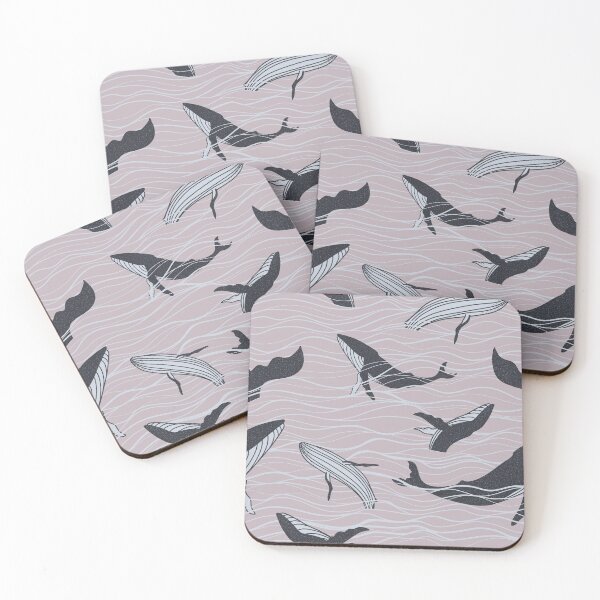 Item preview, Pastel Sea and Whales Pattern  designed and sold by Krystal  Thomas.