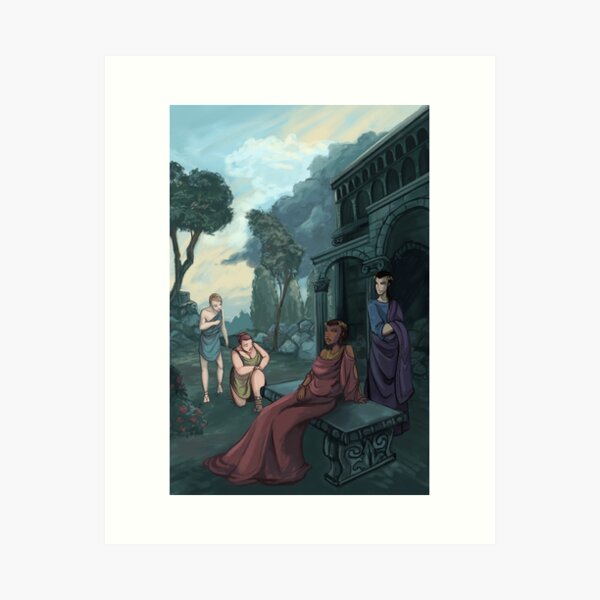 Allegory of the Kingdom of the Dead Art Print