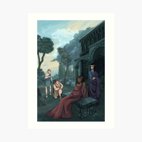 Allegory of the Kingdom of the Dead Art Print