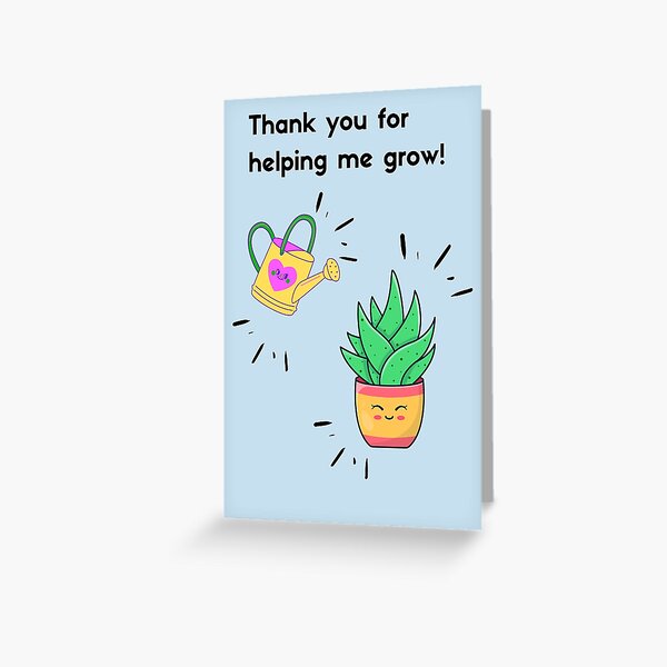 Item preview, Thank you for helping me grow! designed and sold by Yaseee.