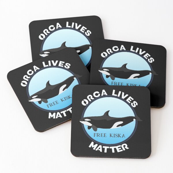 Item preview, #freekiska Kiska Orca killer whale Marineland Orca lives Matter designed and sold by Cuatrocaminos.
