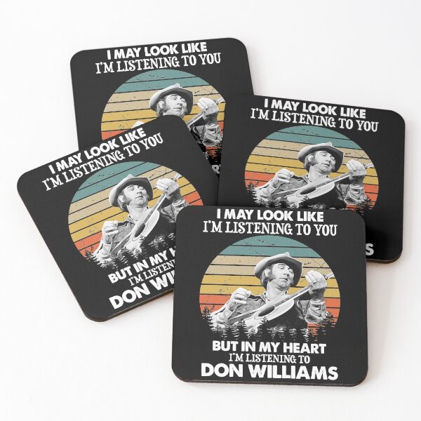 Item preview, Don Williams Country Artist Pays Tribute The Hit Ballad I May Look Like I'M Listening To You Vinta designed and sold by DonWilliamsBrow.