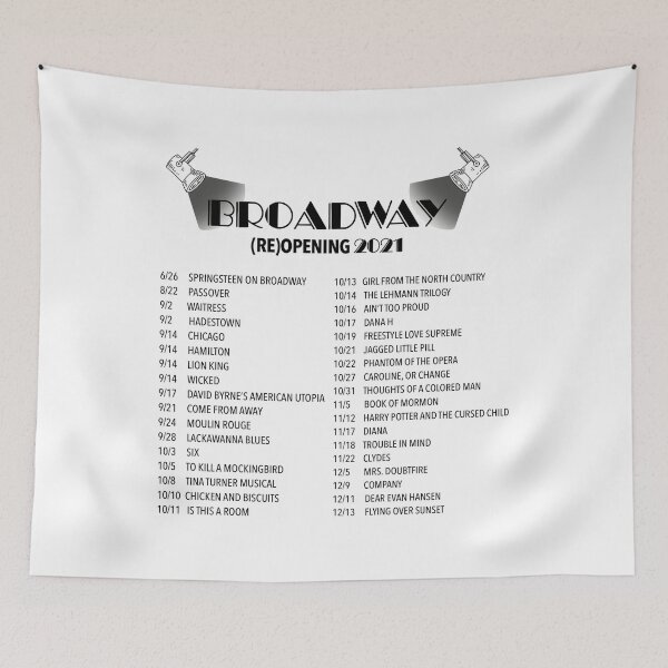 Item preview, Broadway (Re)Opening 2021 designed and sold by sarahjcl13.