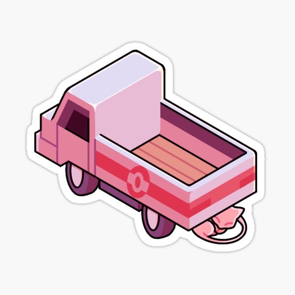 red truck gift bolsas