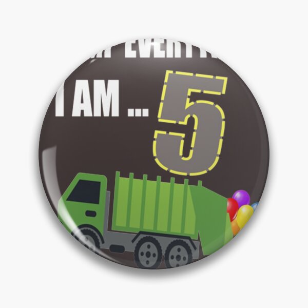 Item preview, Garbage Truck  Dump Truck 5th Birthday  designed and sold by Joegreenworld.