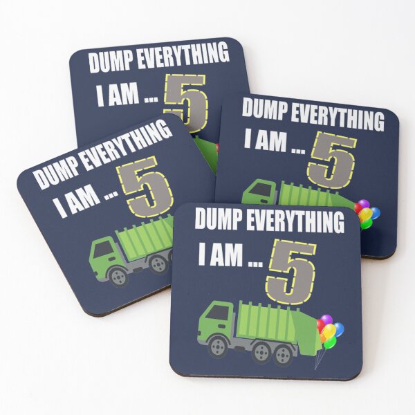Item preview, Garbage Truck  Dump Truck 5th Birthday  designed and sold by Joegreenworld.