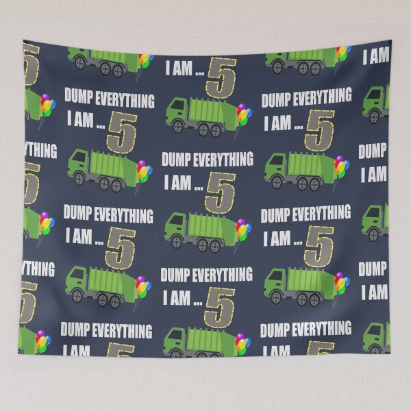Item preview, Garbage Truck  Dump Truck 5th Birthday  designed and sold by Joegreenworld.