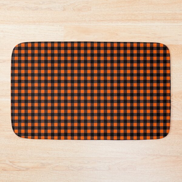 Item preview, Orange and black buffalo plaid designed and sold by MLD112.