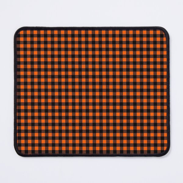 Item preview, Orange and black buffalo plaid designed and sold by MLD112.