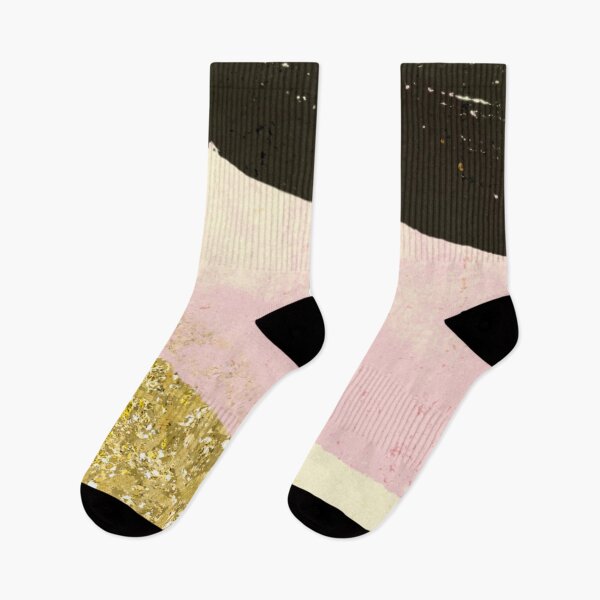 Item preview, Black Gold Pink Abstract Brushstroke designed and sold by LifeProApperal.