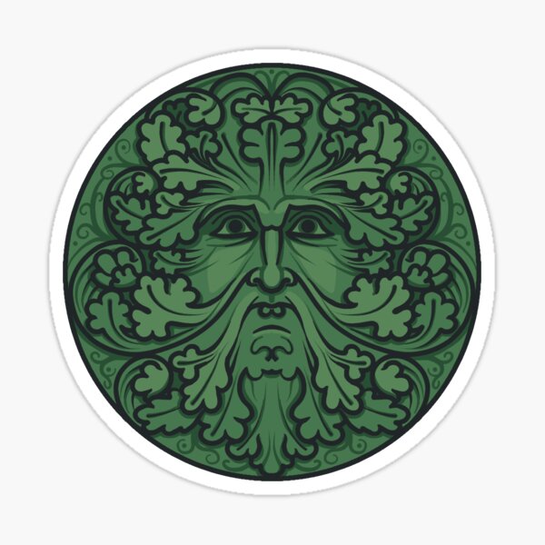 The Green Man Sticker