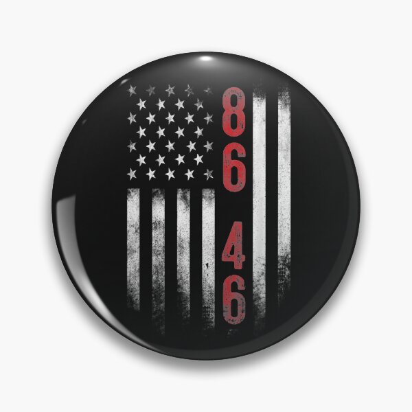 Item preview, 86 46 Usa Flag Anti Biden, IMPEACH JOE BIDEN T-Shirt designed and sold by Klaus-Gilbert.