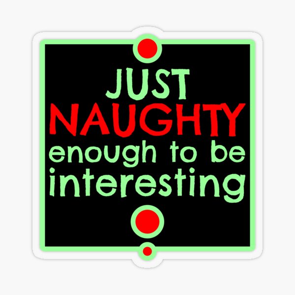 Santa's Official Naughty List Warning Certificate - red & green