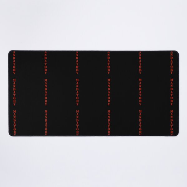 Item preview, Mandatory black red writing run down side designed and sold by Mandatory.